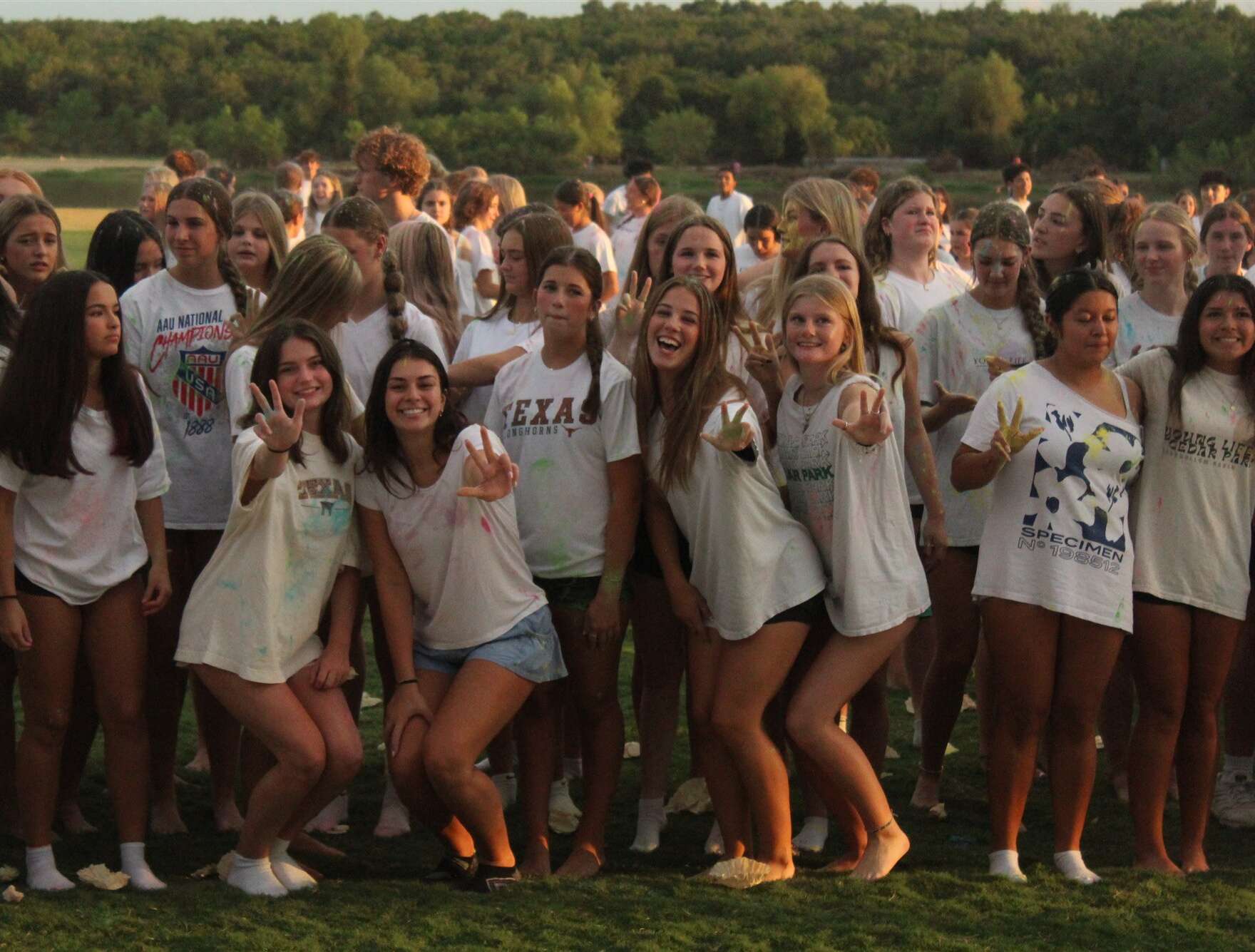 Students at a Young Life event